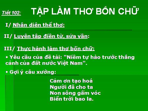 Em tập làm thơ 